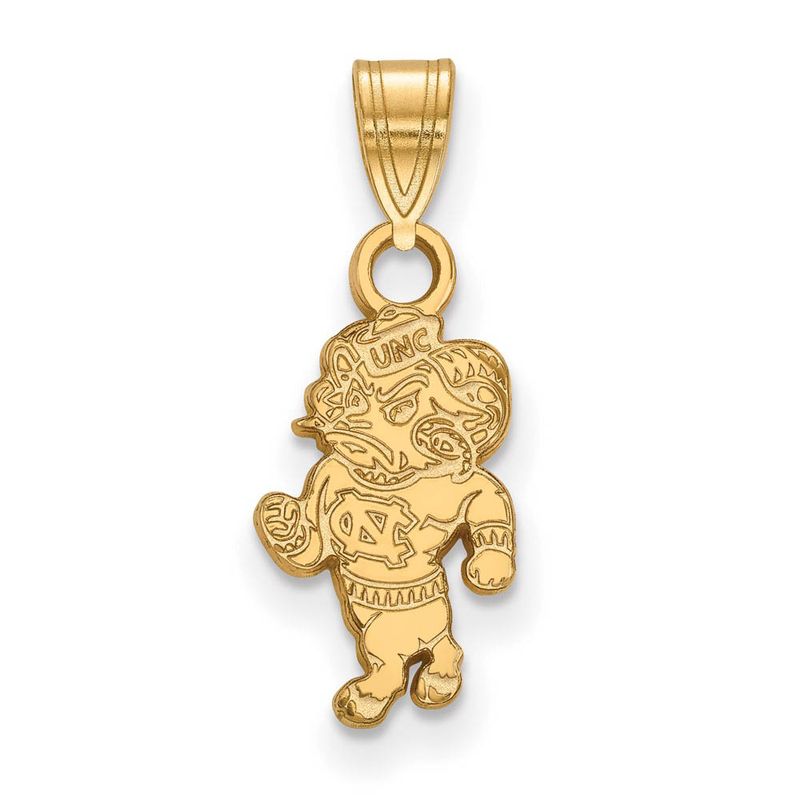 14k Gold Plated Silver North Carolina Small Pendant